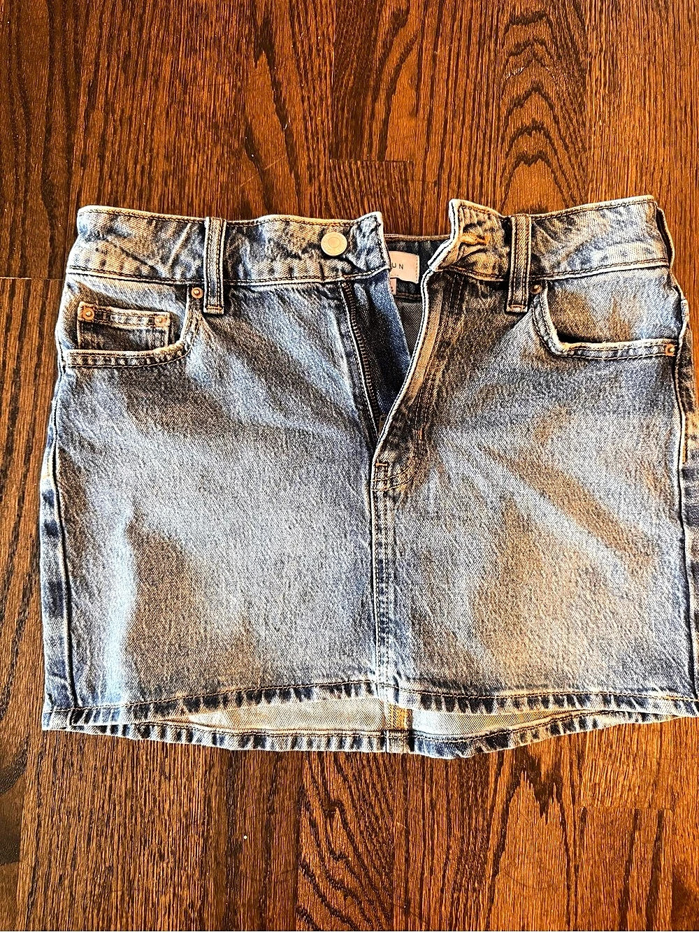 PacSun Denim Mini Skirt in Blue Size 25